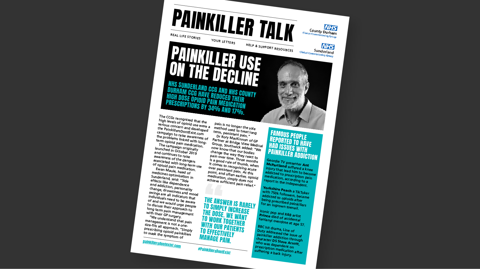 Link to download painkillers newsletter